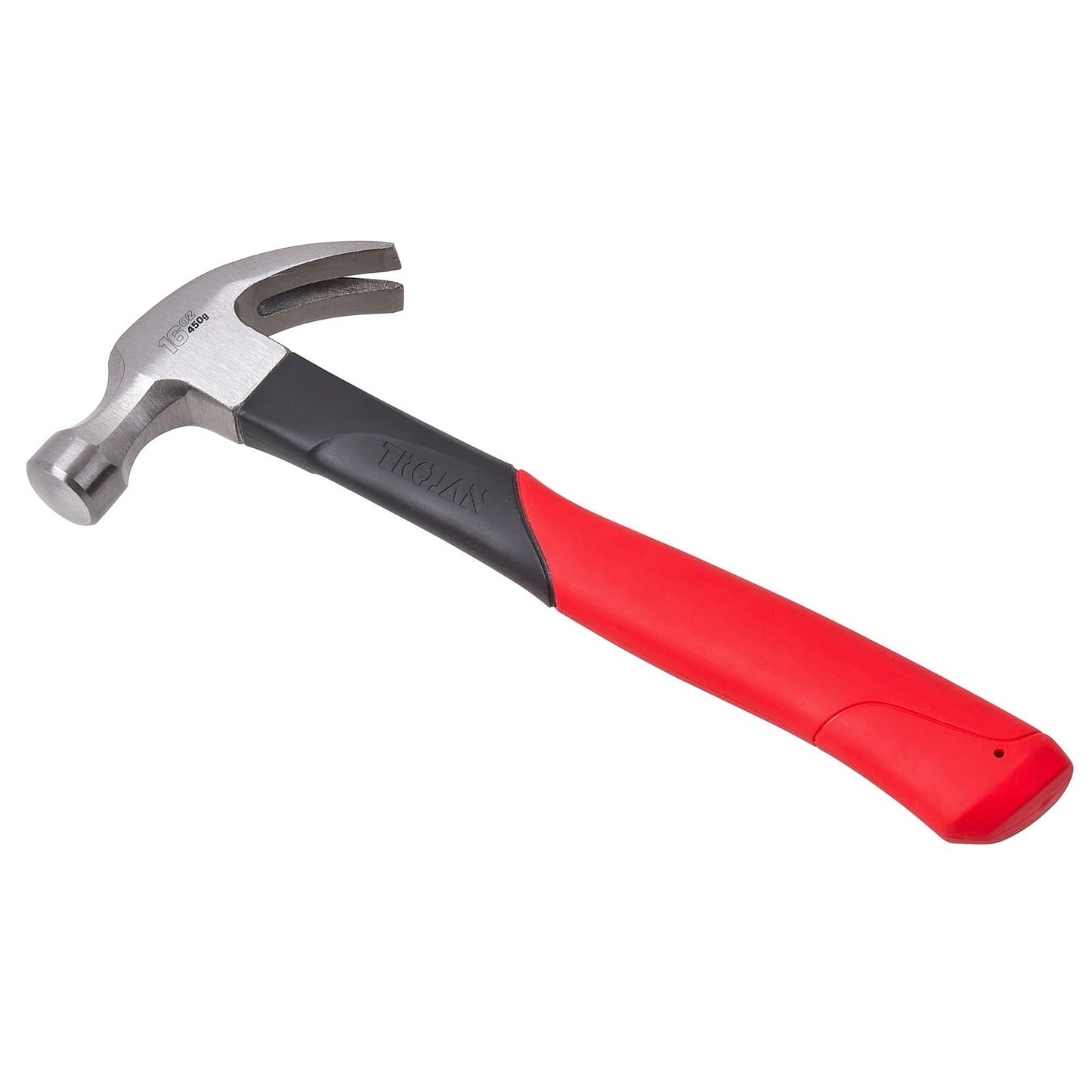 Trojan Fibreglass Claw Hammer - 16oz - 450g