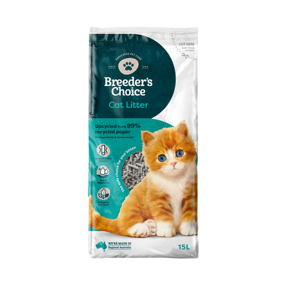 Breeders Choice Cat Litter Paper - 15L