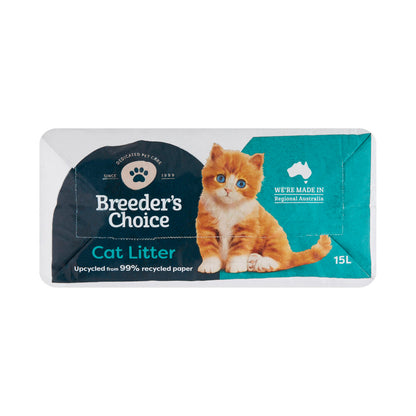 Breeders Choice Cat Litter Paper - 15L
