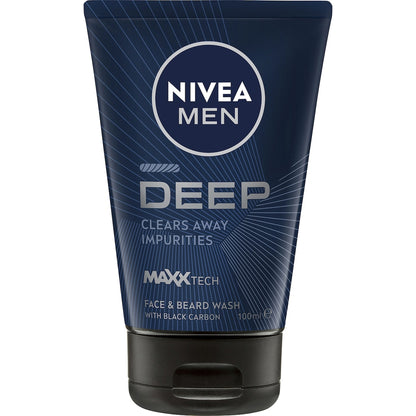 Nivea Men Deep Face & Beard Wash 100ml