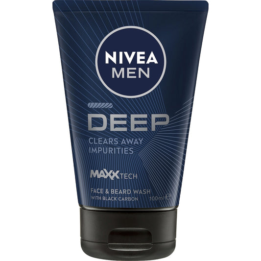 Nivea Men Deep Face & Beard Wash 100ml