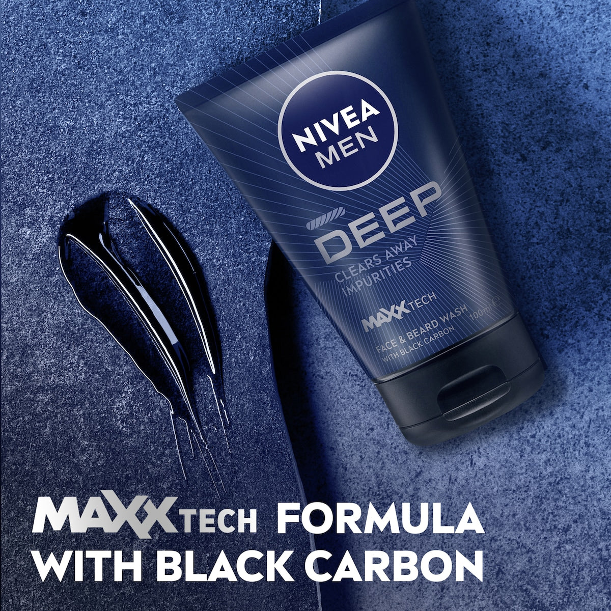 Nivea Men Deep Face & Beard Wash 100ml