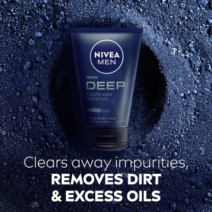 Nivea Men Deep Face & Beard Wash 100ml