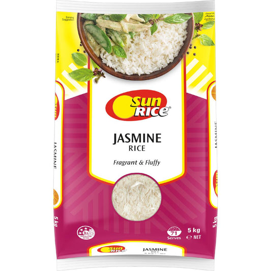 Sunrice Jasmine Fragrant Rice 5kg