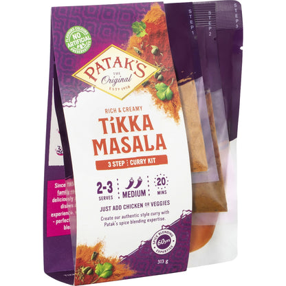 Pataks Tikka Masala Curry Kit 313g