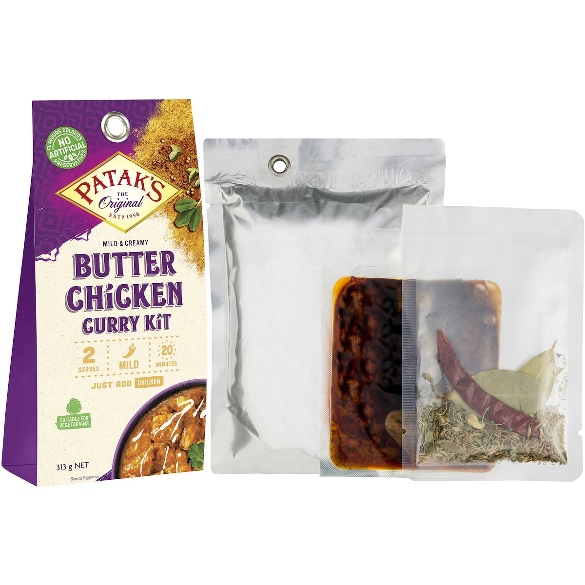 Pataks Butter Chicken Curry Kit 313g