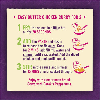 Pataks Butter Chicken Curry Kit 313g