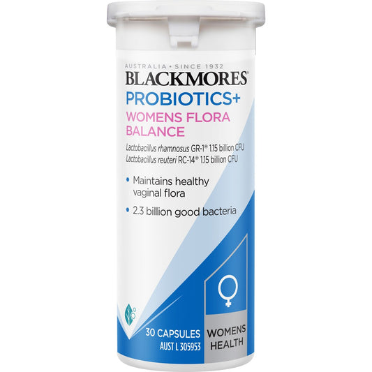Blackmores Probiotics+ Womens Flora Balance Vitamin Capsules 30 pack