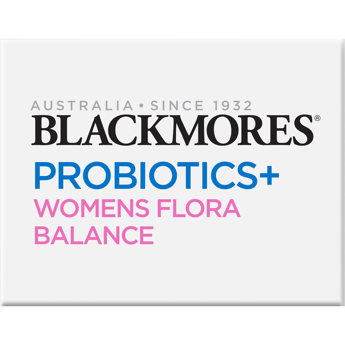 Blackmores Probiotics+ Women's Flora Balance Vitamin Capsules 30 pack