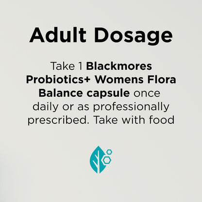 Blackmores Probiotics+ Womens Flora Balance Vitamin Capsules 30 pack