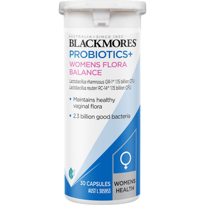 Blackmores Probiotics+ Womens Flora Balance Vitamin Capsules 30 pack