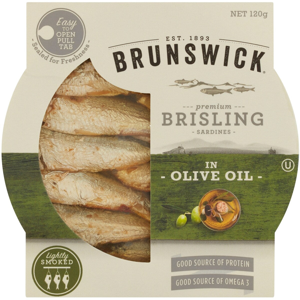 Brunswick Sardines In Olive Oil 120g