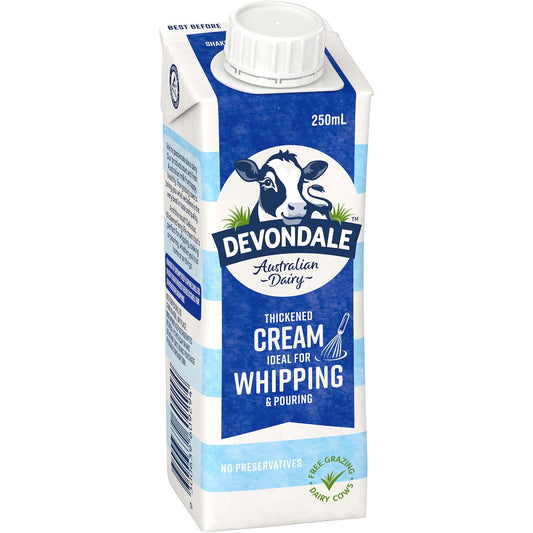 Devondale Thickened Cream Long Life Uht Cream 250ml