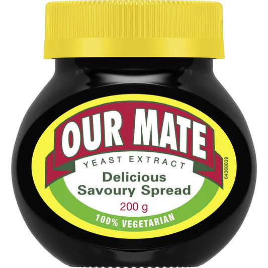 Our Mate Yeast Extract Savoury Spread 200g