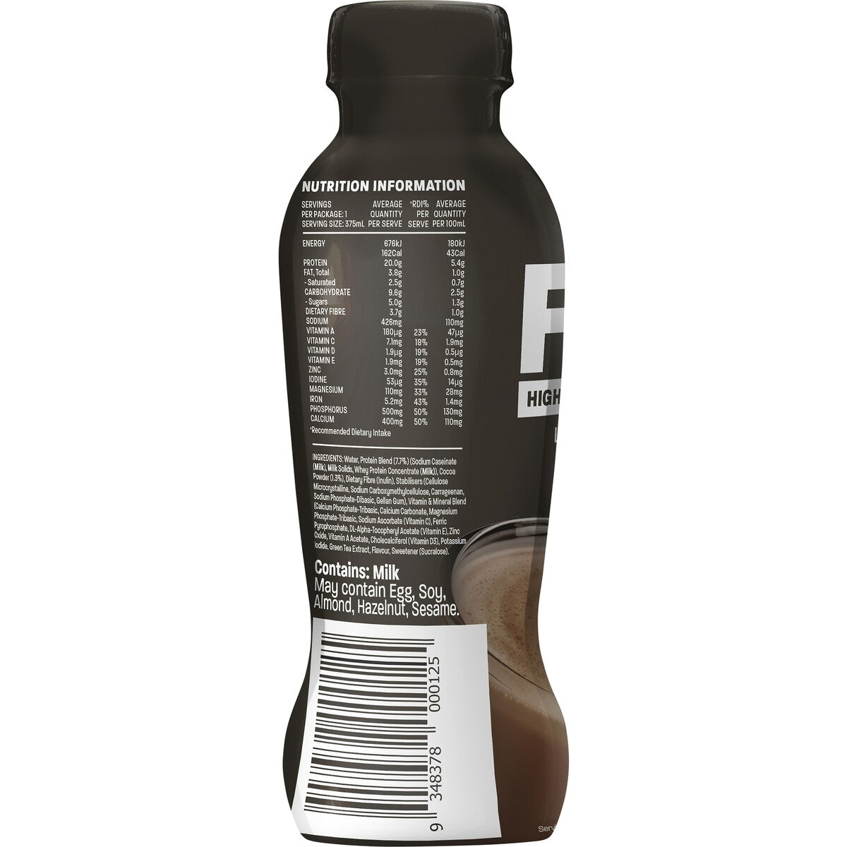 The Man Shake Fuel Chocolate Health Shake 375ml
