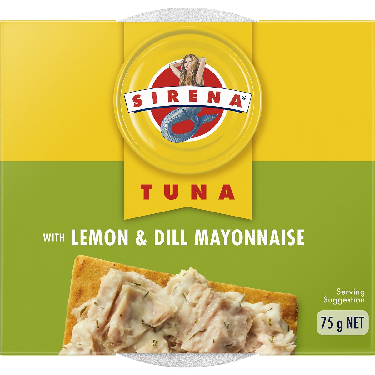 Sirena Tuna Lemon & Dill Mayo Snacking 75g