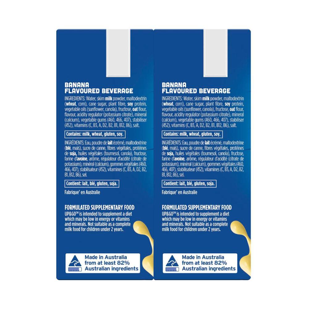 Sanitarium Up&go Cereal Banana 6x250ml - 1.5L