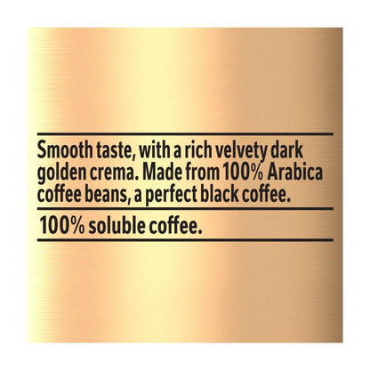 Nescafe Gold Short Black Strong Instant Coffee - 100g