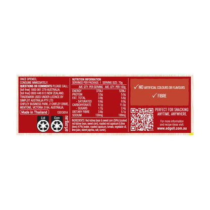 Edgell Snack Time Sweet Corn Red Kidney Beans Capsicum - 70g
