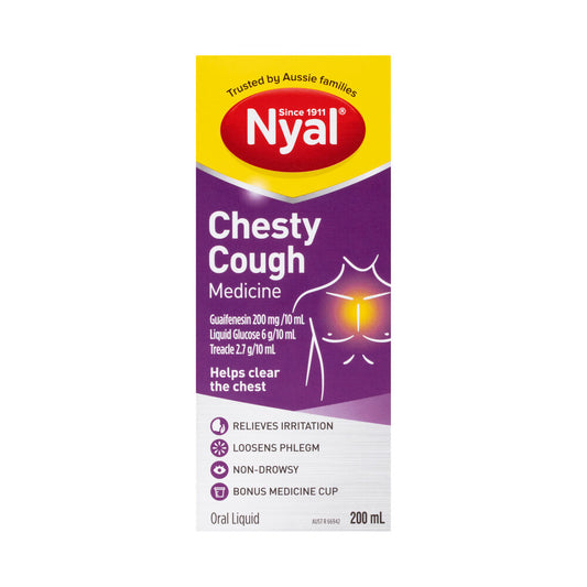 Nyal Chesty Mixture Cough - 200mL