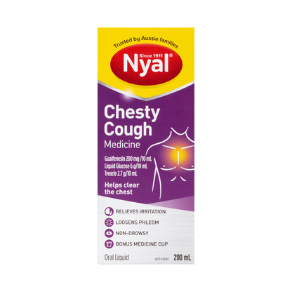 Nyal Chesty Mixture Cough - 200mL