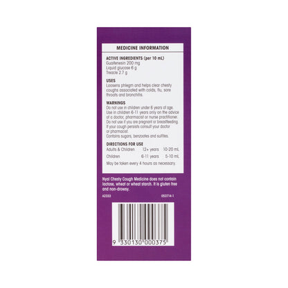 Nyal Chesty Mixture Cough - 200mL