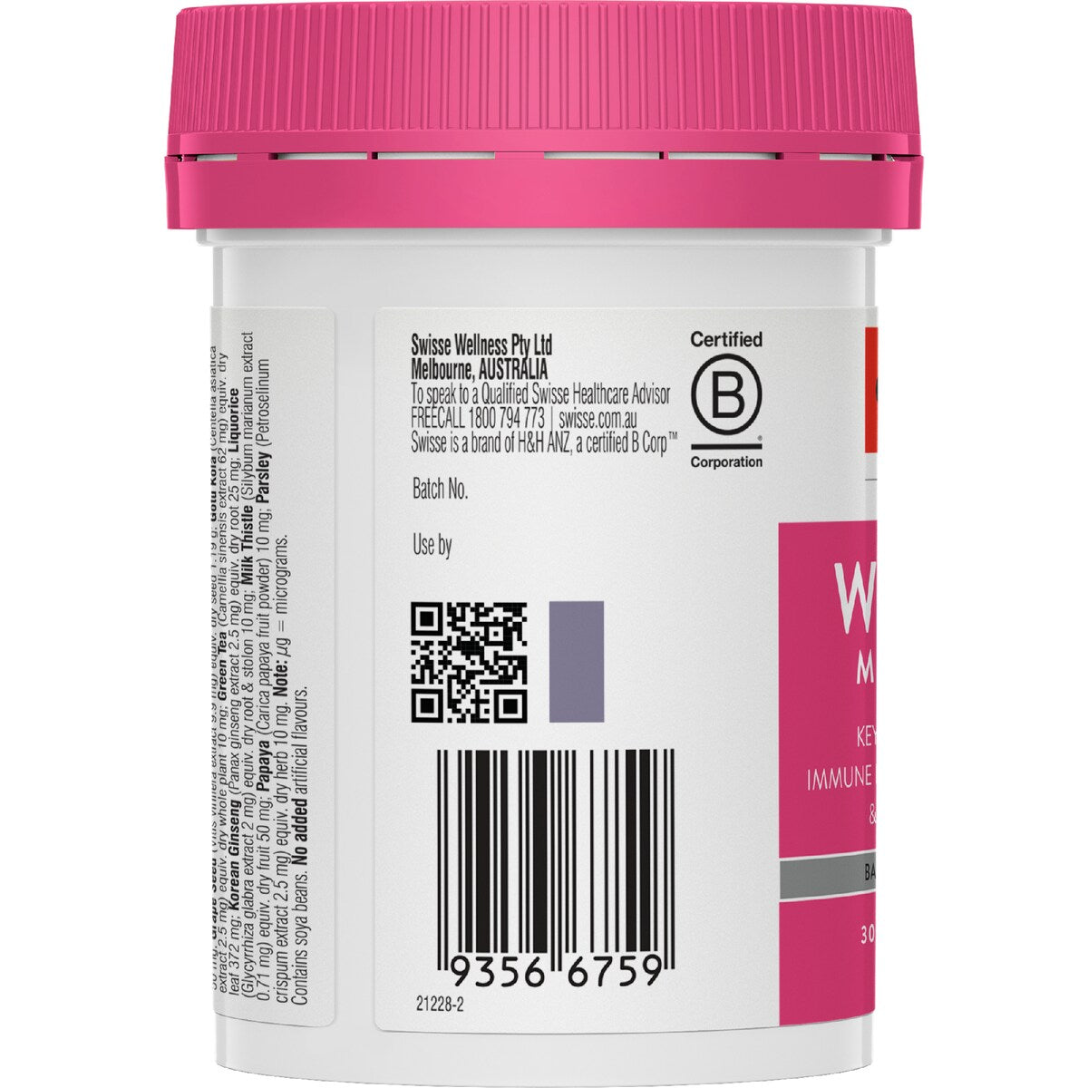 Swisse Ultivite Women'S Multi Vitamin Tablets 30 Pack