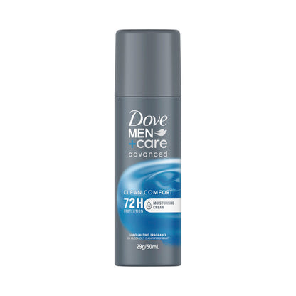Dove Men Deodorant Advanced 72hr Aerosol ean Comfort Travel Pack - 50mL