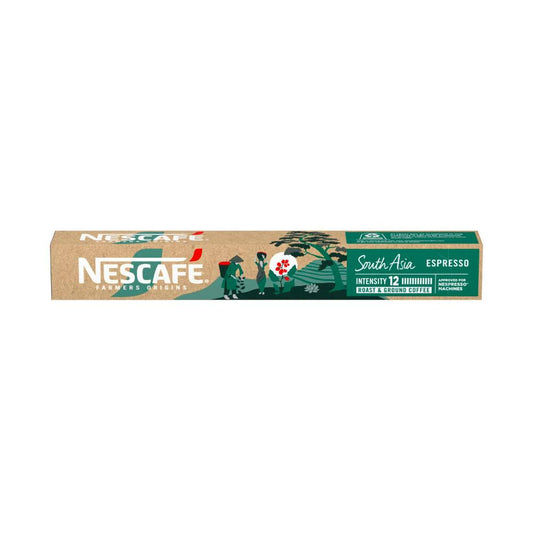 Nescafe Farmers Origins South Asia Coffee Capsules - 10 Pack