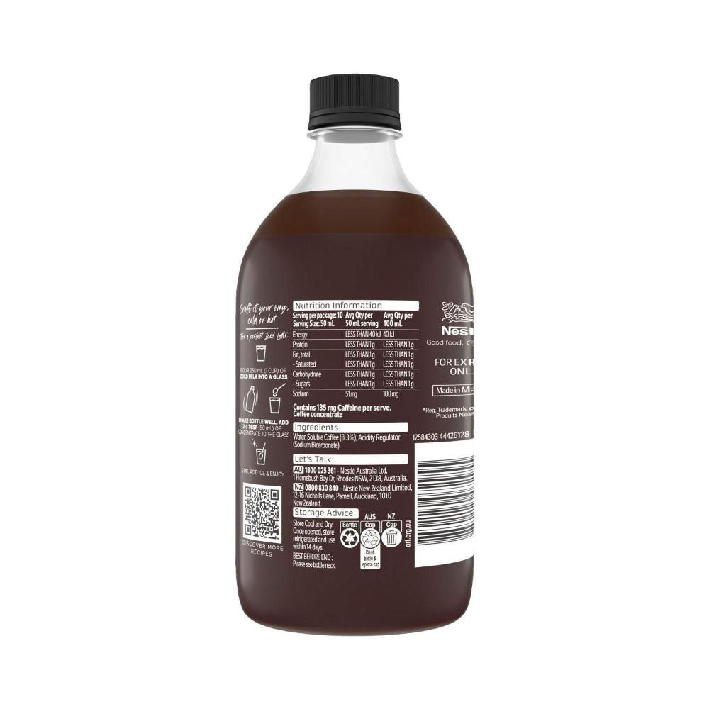 Nescafe Espresso Coffee Concentrate Black - 500mL
