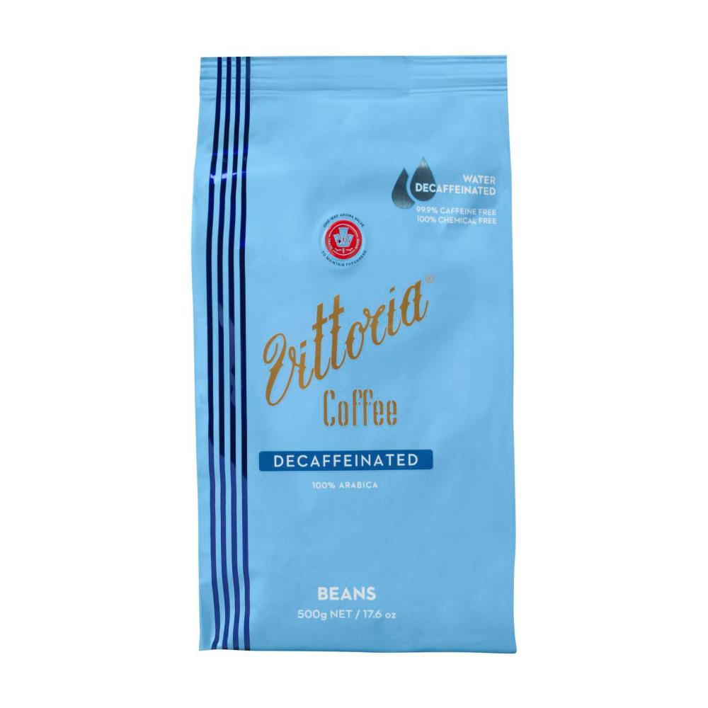 Vittoria Decaf Coffee Beans - 500g
