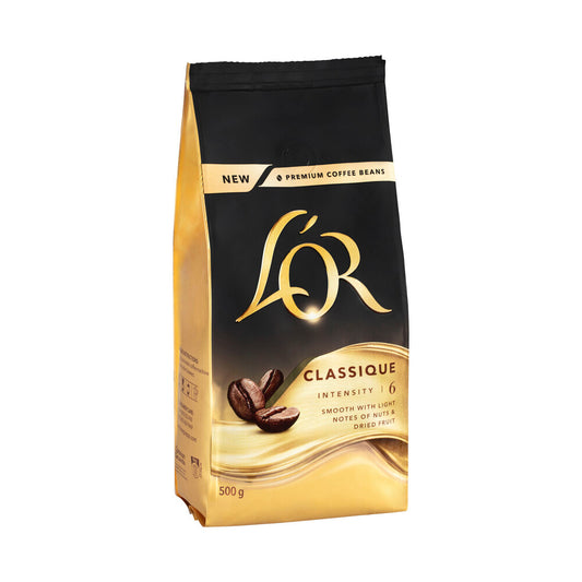 L'OR assique Coffee Beans Intensity 6 - 500g