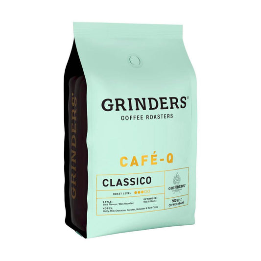 Grinders Cafe - Q assico Coffee Beans - 500g