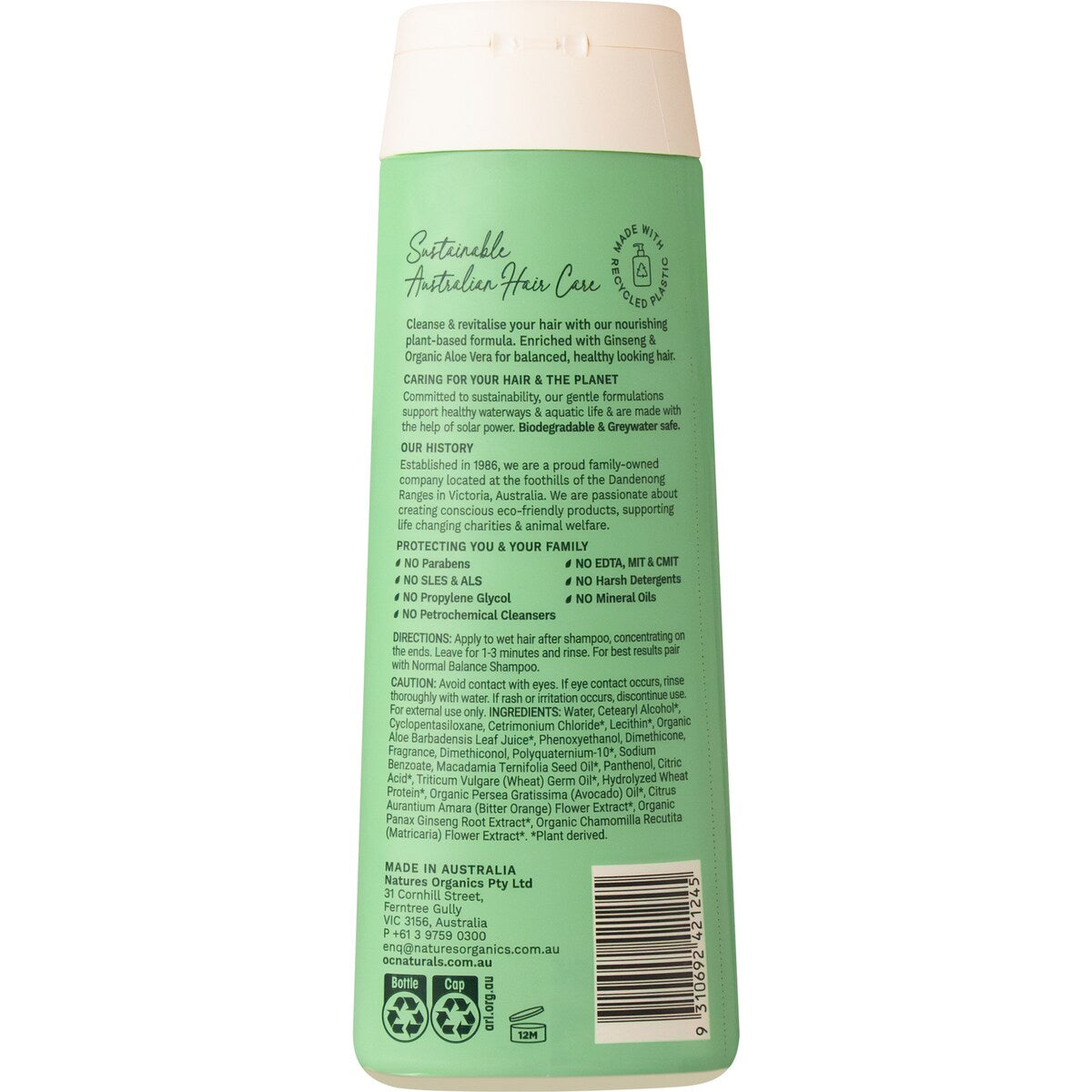 OC Naturals Conditioner Normal Balance 400mL