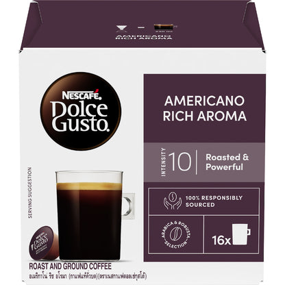 Nescafe Dolce Gusto Americano Rich Aroma Coffee Pods 16 Pack