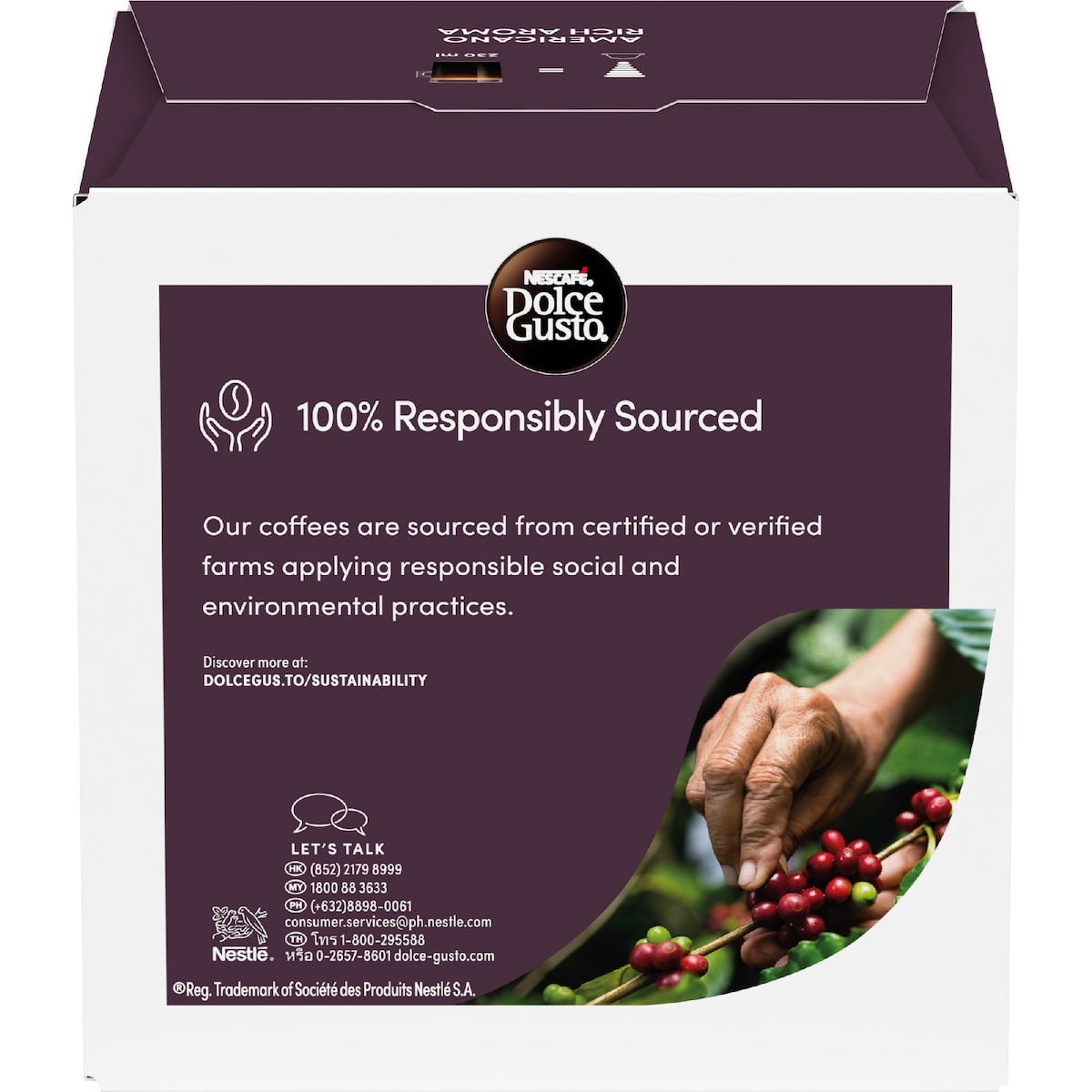 Nescafe Dolce Gusto Americano Rich Aroma Coffee Pods 16 Pack
