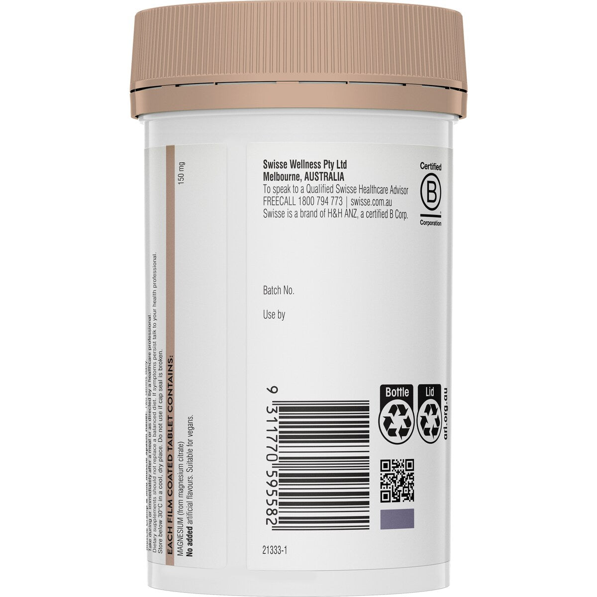 Swisse Ultiboost Magnesium Tablets For Bone And Muscle Health 200 Pack