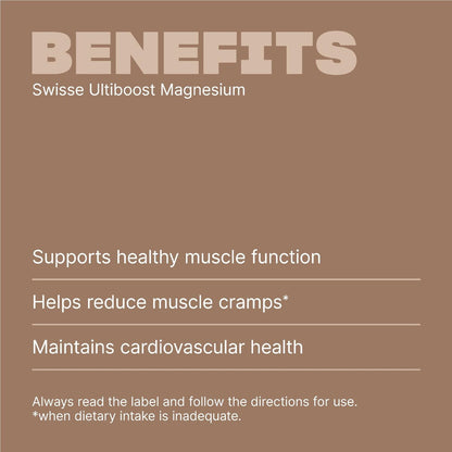 Swisse Ultiboost Magnesium Tablets For Bone And Muscle Health 200 Pack