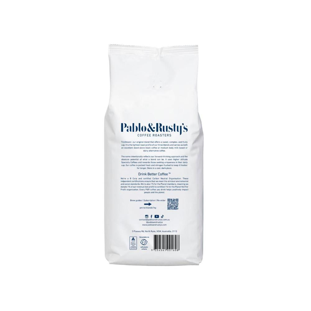 Pablo And Rusty's Trailblazer Specialty Coffee Beans - 1kg