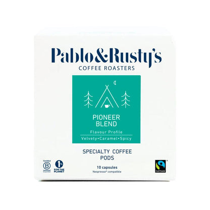 Pablo And Rusty's Pioneer Specialty Coffee Pods - 10 pack