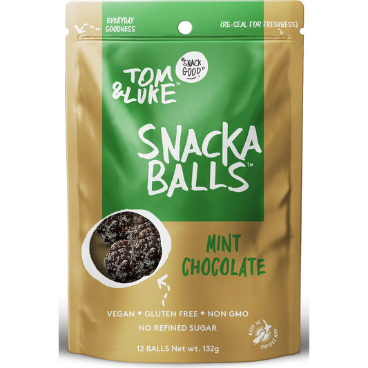 Tom & Luke Tom & Luke Snacka Balls Mint Chocolate 132g