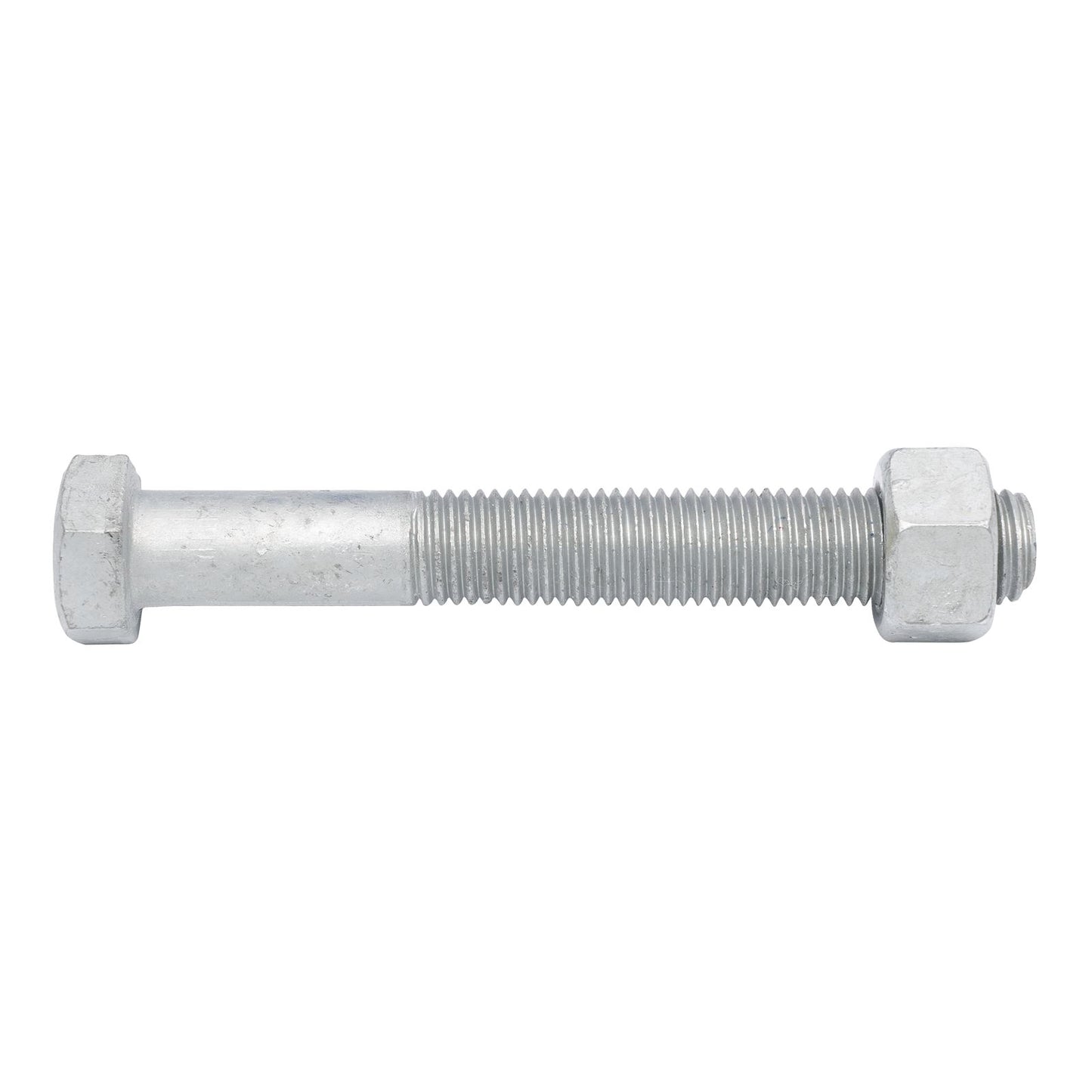 Zenith M16 Hot Dipped Galvanised Hex Head Bolt & Nut - 120mm