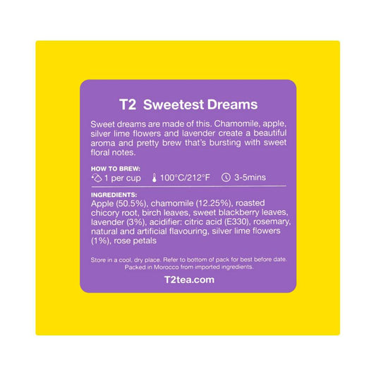 T2 Sweetest Dream Tea Bags - 25 pack