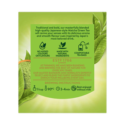 Twinings Matcha Green Tea Bags - 10 pack