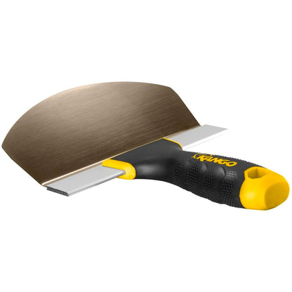 Kango Bucket Scoop - Stainless Steel Mud Pan - 223mm x 163mm - Gold
