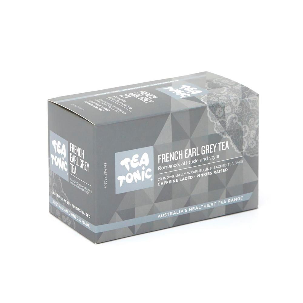 Tea Tonic French Earl Grey Tea Bags Box - 20 pack
