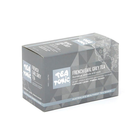 Tea Tonic French Earl Grey Tea Bags Box - 20 pack