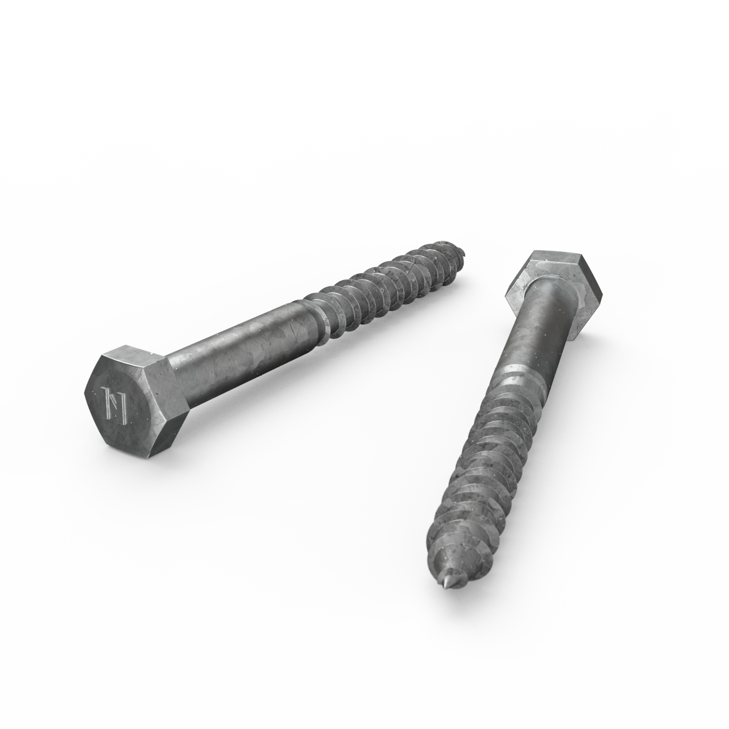 Zenith Hot Dip Galvanised Hex Head Coach Screws - M10 x 100mm