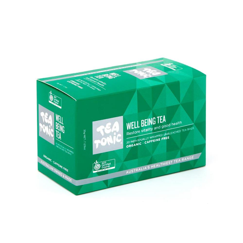 Tea Tonic Well Being Tea Bags Box - 20 pack