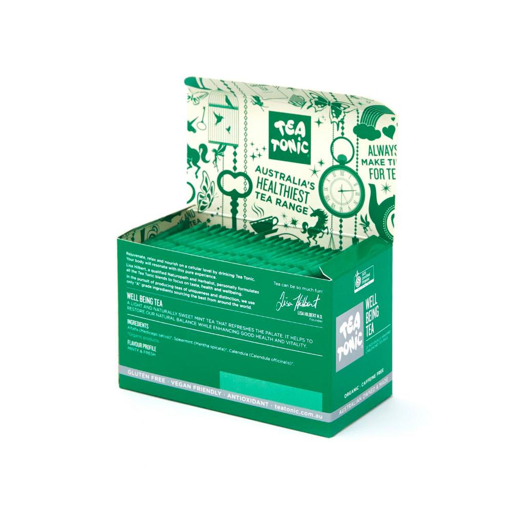 Tea Tonic Well Being Tea Bags Box - 20 pack